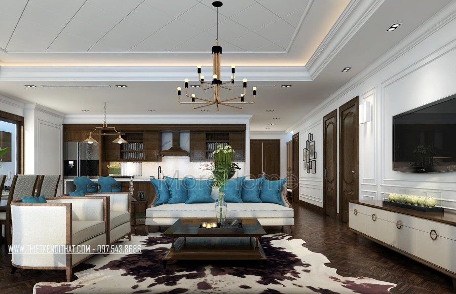 Thiết kế nội thất gỗ óc chó (9)